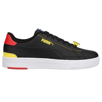 PUMA  X Smileyworld Serve Pro Lace Up  Youth Boys Black Sneakers Casual Shoes 38