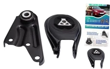 Engine Motor and Transmission Mount Kit Compatible with 2004-2013 Mazda 3 2.0L 