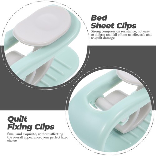  50 Pcs Quilt Clamps Comforter Fasteners Clip Blanket Clips Bedding Fixing - Picture 8 of 12