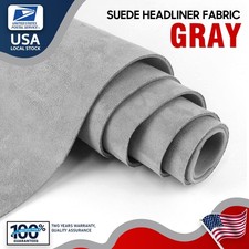 NEW Light Gray Foam Backed Headliner Fabric for Car Roof Panel Lining 3mm 1PC