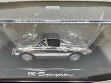 Porsche 550 Spider (Chrome) 1:43 Scale Minichamps In OVP