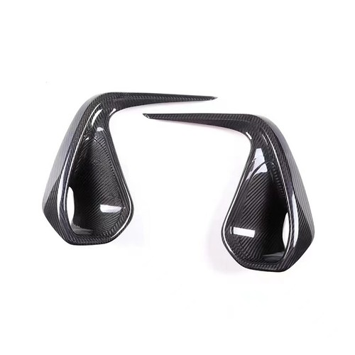 Carbon Fiber Front Bumper Side Air Vent Outlet Trim Frame For Subaru BRZ 2022-23 - Picture 2 of 6