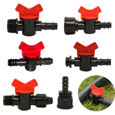 13mm Garden Irrigation Valves Tap Off Take Adaptor Ball Fitting Connector Switch