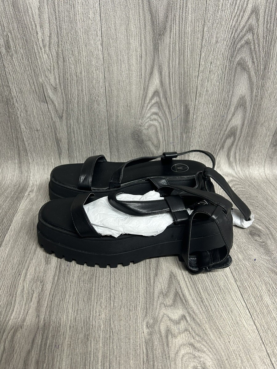 Missguided Chunky Grandad Sandals Women's Missguided Black Chunky