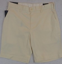 Polo Ralph Lauren Shorts Cream Stretch Classic Fit 9" 42 NWT