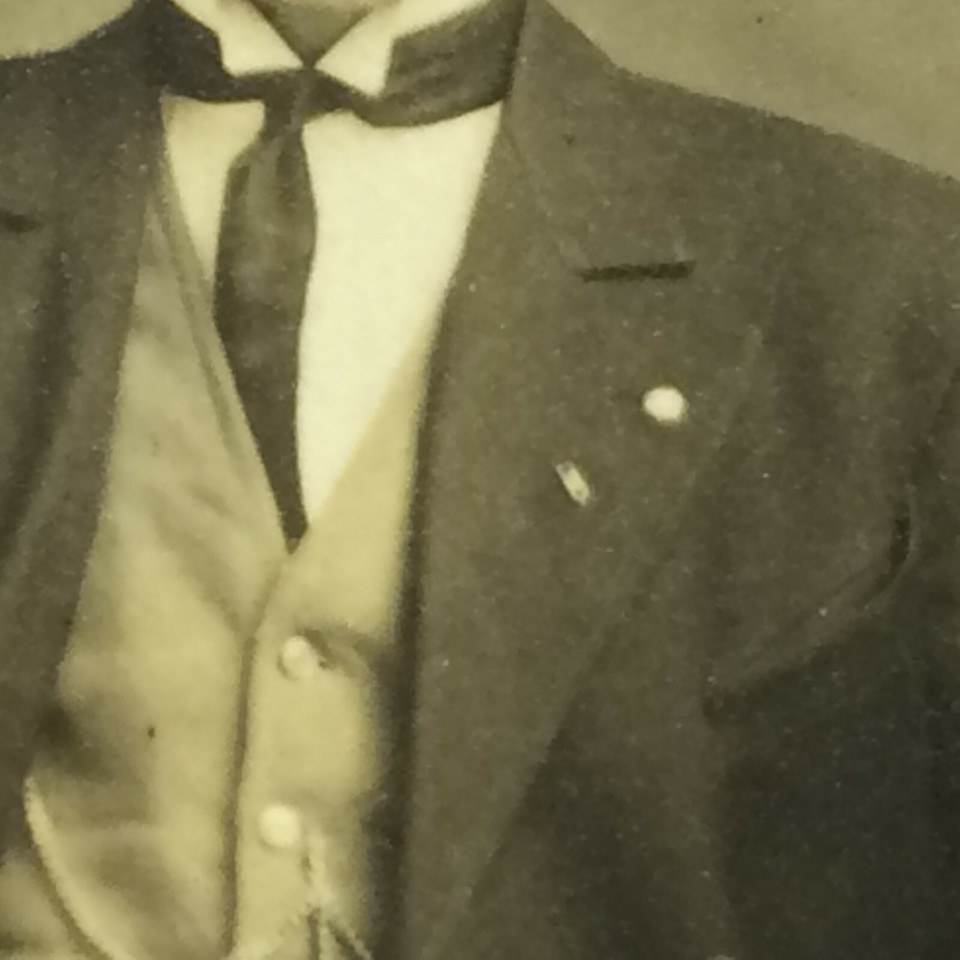 Vintage Real Photo Postcard Toledo Ohio 3 Men in Suits Scene Fashion