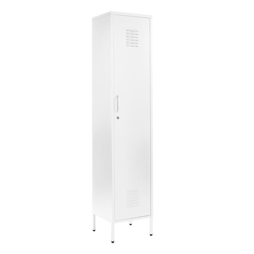Metal Locker Storage Cabinet Cupboard Retro Vintage Narrow 3 or 4 Tier 137-180 - Picture 20 of 44