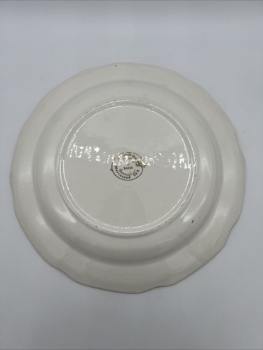 "Plato decorativo vintage Sabin Crest-O-oro garantizado 22k Jesucristo 9""" - Imagen 6 de 7