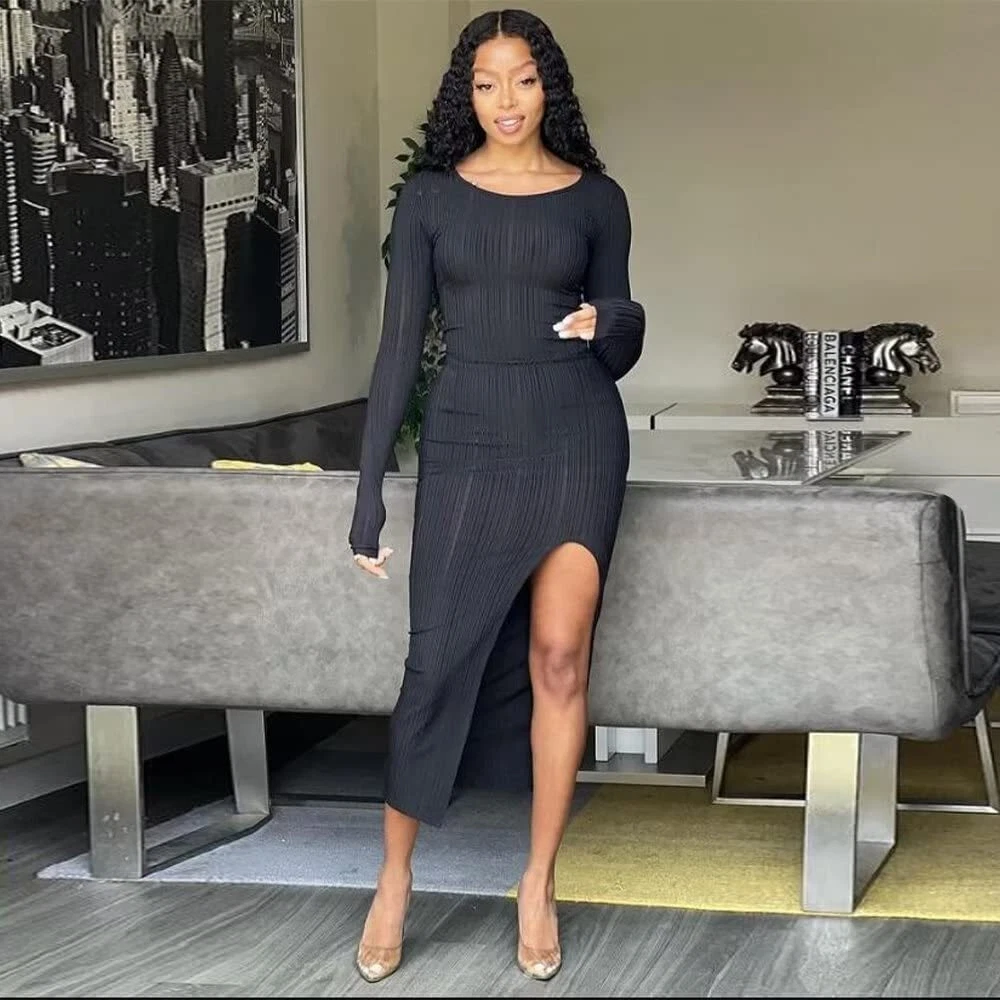 Bodycon Dresses for Women Unique Patterns Pencil Midi Dresses eBay