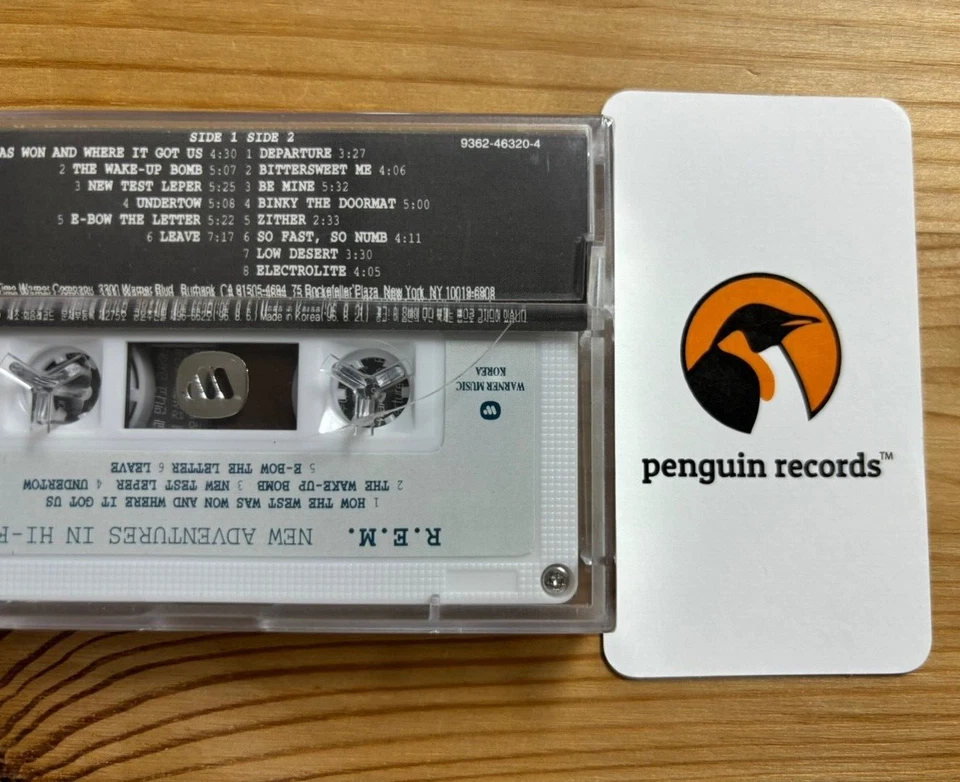R.E.M. - NEW ADVENTURES IN HI-FI CASSETTE TAPE KOREA EDITION BRAND NEW SEALED - Image 4 of 4