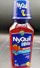 Vicks - Kids NyQuil Berry - Cold & Cough + Runny Nose - 8 Fl Oz - EXP 1/26