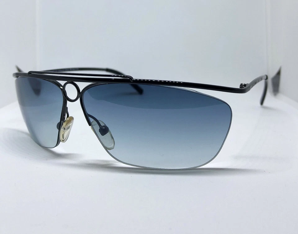 Nuevas gafas de sol Alessandro Dell' Acqua semi sin montura vintage hechas en Italia Foto 3 de 4