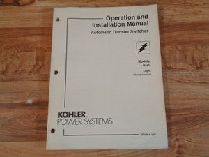Kohler Transfer Switch Wiring Diagram - Diagram Resource Gallery