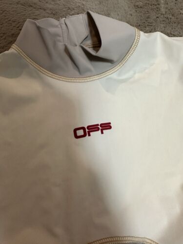 NWT OFF-WHITE BODYSUIT, TOP, ARROW, LONG SLEEVE, HIGH NECK, ITALY, SIZE MEDIUM - Bild 4 von 14