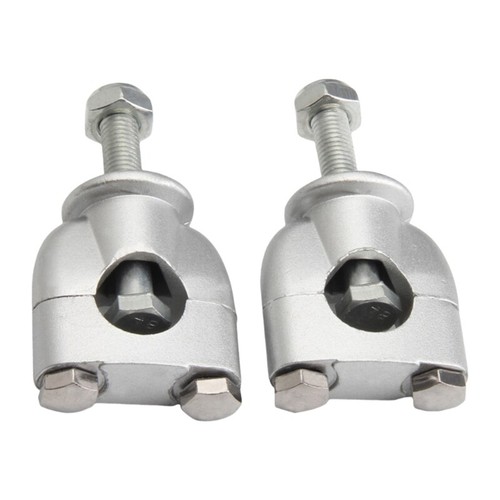 Motorcycle Handlebar Risers Aluminum Handlebar Mount Clamps Simple Installation - Picture 7 of 8