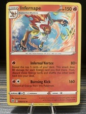 Infernape 26/172 Brilliant Stars Holo Rare Pokemon Card Pokémon TCG 026/172