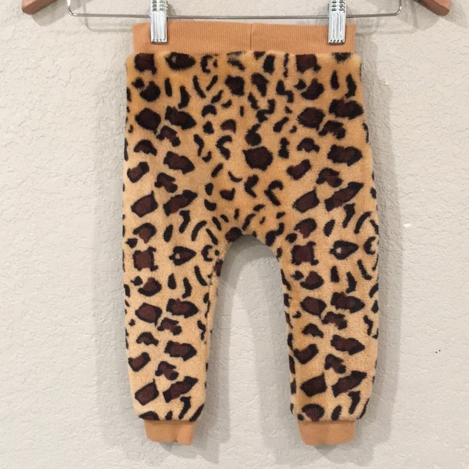 Foshan Toddler Baby Girl 1218M Plush Fleece Leopard Jogger Pants eBay