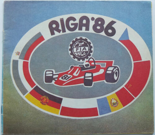 Copa de la Amistad de Carreras de Automóviles 1986 Letonia Programa Soviético - Imagen 1 de 11