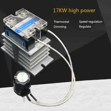 High Power AC Blower AC Motor Speed Controller Switch Temperature Control Dimmer