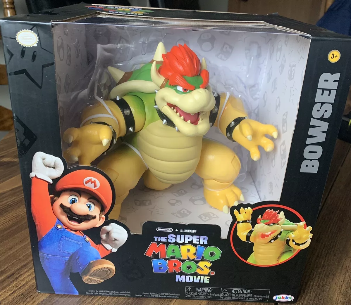 The Super Mario Bros. Movie – 7” Feature Bowser with Fire Breathing Effects