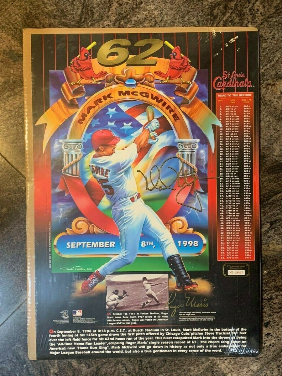 1998 Mark McGwire's 62 Home Run Limited Edition Victory Dream