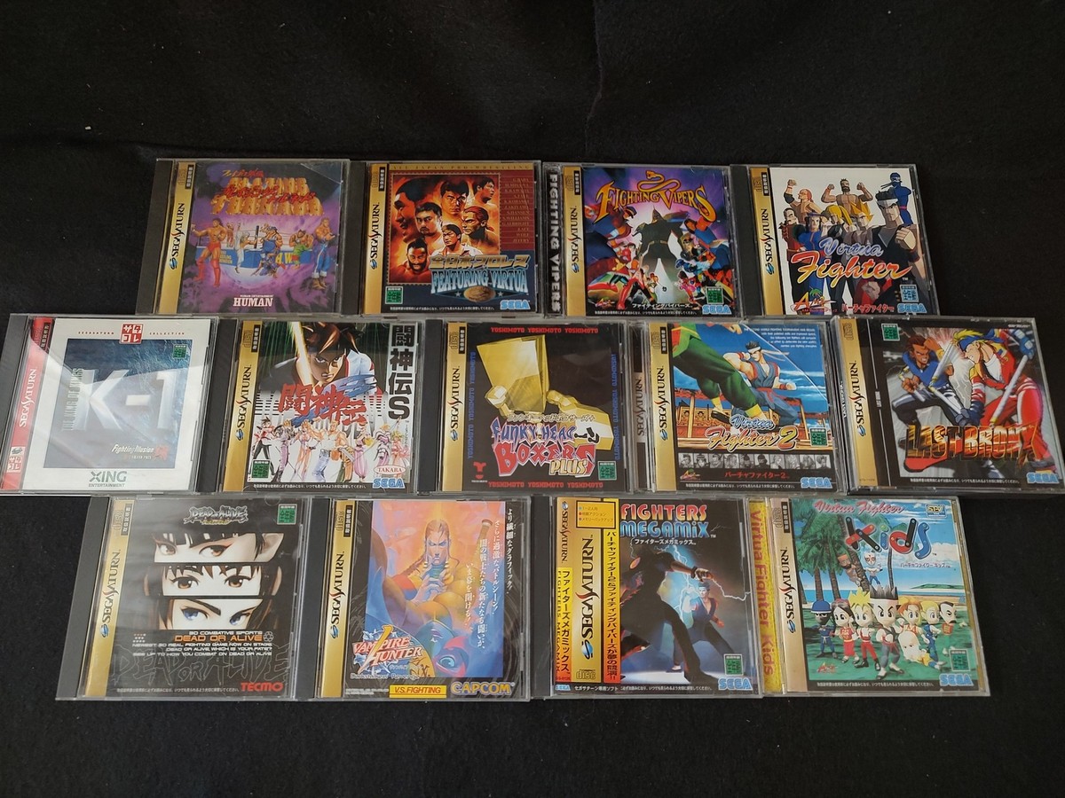 Whole sale Lots of SEGA Saturn Battle Games 13-PCS set, Not tested