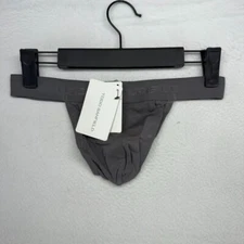 Todd Sanfield Thong Men's Small Gray Charcoal Micro Modal Underwear Solid NEW