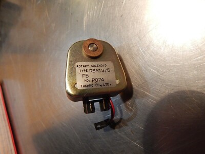 Takano RSA13/5-F5 PO74 Rotary Solenoid *FREE SHIPPING*