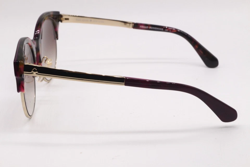 KATE SPADE KAILEEN/S YDCHA PURPLE HAVANA GOLD GRADIEN AUTHENTIC SUNGLASSES 52-21 - Imagem 3 de 4