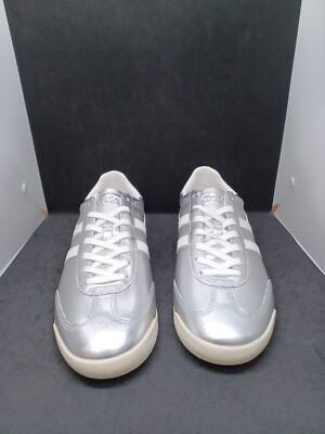 NEW Gola Torpedo Metallic Silver/Off White Shoes - Size 11