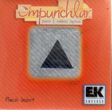 Empunchlar Punch  Emboss System PSXP07 Triangle Punch Insert by EK Success NEW