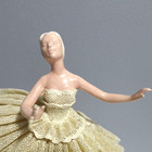 Vintage 9" Dresden  Style Figurine Ballerina Dancing — photo 6