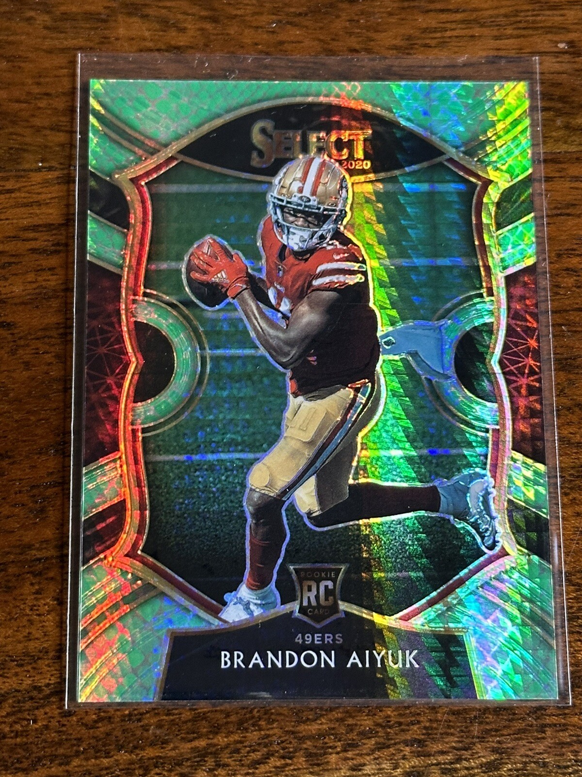 2020 Panini Select Concourse Brandon Aiyuk #66 Dragon Scale Prizm 45/67 Rookie