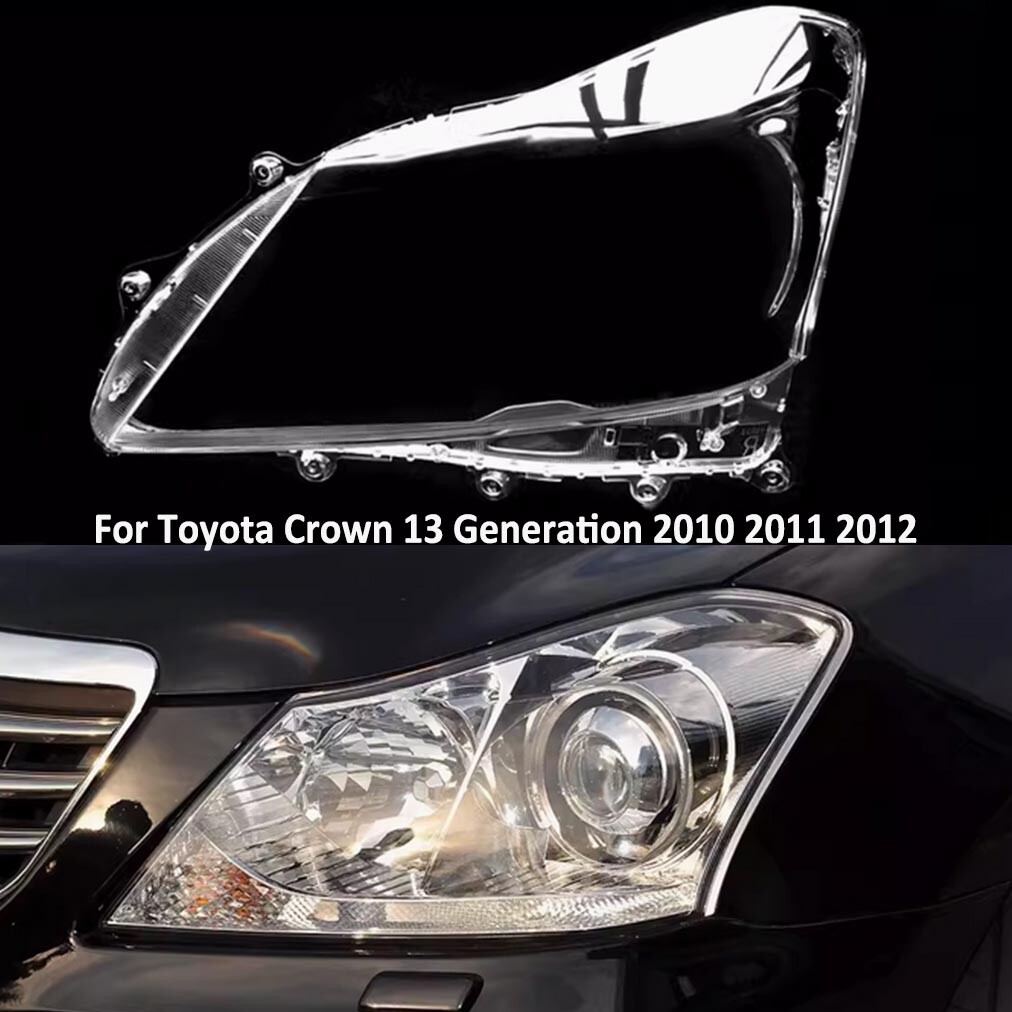 2010-2012 Toyota Crown Left Headlight Lens Cover Replacement