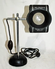 Vintage Magni-Ray Industrial Magnifying Light - Geo. Scherr Co. - Steampunk