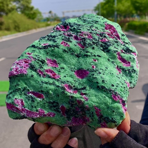 3.22LB Natural green Ruby zoisite (anylite) crystal Chakra mineral Energy - Picture 12 of 21