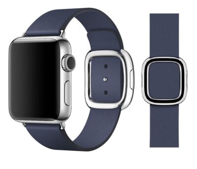 Original Apple Modern Buckle Armband Größe S 38/40/41mm Midnight Blue NEU OVP