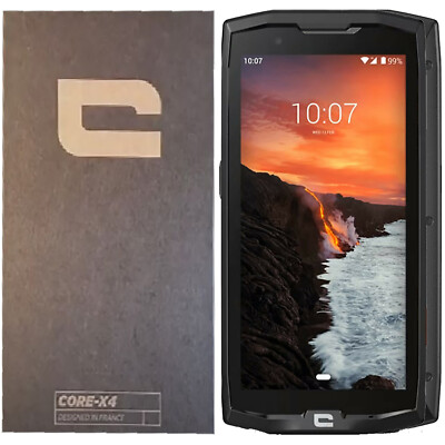 BNIB Crosscall Core-X4 Dual-SIM 32GB + 3GB Black Factory Unlocked 4G/LTE GSM