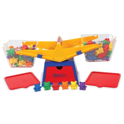Baby Bear Balance Set Counting Bears Preschool Kindergarten Learning Math Weight