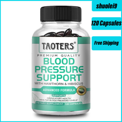 Premium Blood Pressure Support Supplement - Supports Heart Health - 120 Capsules