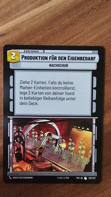 Star Wars Unlimited, Produktion für den Eigenbedarf, U, TWI-DE 257/257