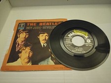 DISCO VINILE 45 GIRI Musica The Beatles HEY JUDE & REVOLUTION RARE 1968 LONDON 
