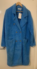 In The Style Sky Blue Coat 12- Pit2pit23; Shoulder 2hem 46
