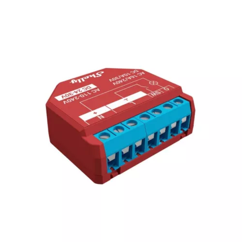 Shelly Relais  Plus 1PM Intelligenter Schalter 1P Rot Relais WLAN Bluetooth