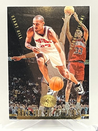 1996 NBA Upper Deck Race For The Playoffs Card #125 Grant Hill Detroit Pistons