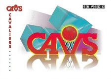 1991-92 SKYBOX NBA BASKETBALL CLEVELAND CAVALIERS LOGO TEAM INSERT #355 VINTAGE