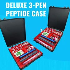 3 Pen Storage Case – Peptide, GLP-1 & Insulin Organizer | Travel Case