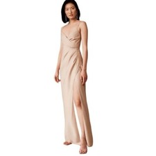 BHLDN - NWT Freya Satin Charmeuse Formal Bridesmaid Maxi Dress Sz 4