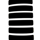 15 Reflektor Streifen Aufkleber Reflexfolie schwarz Fahrradaufkleber Auto