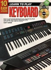 10 EASY LESSONS Keyboard Book  Audio 